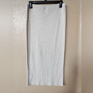 ZARA Ribbed Maxi Skirt Size L